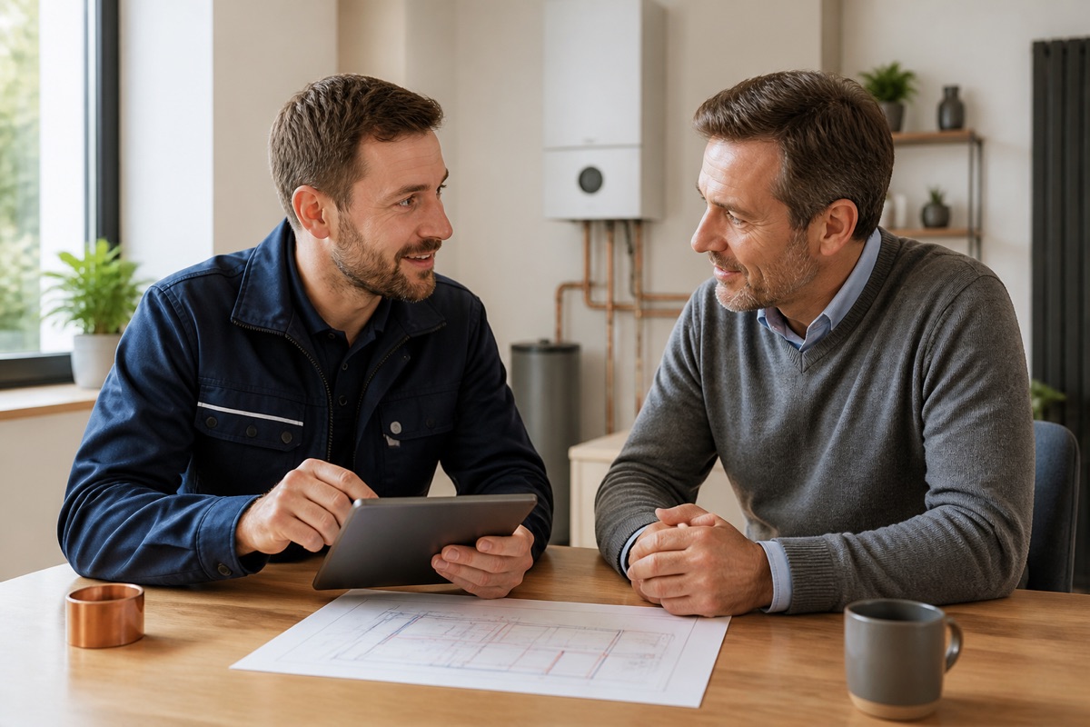 Fachberater und Kunde im persönlichen Gespräch